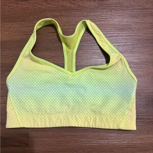 VSX Neon Yellow and Green Mesh RacerBack Sports Bra